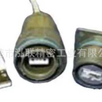 USBFTV21N 替代品 USB连接器 USB-A Receptacle Sq Flange Nickel
