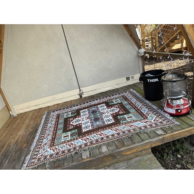 Camping outdoor 波西米亚 民族风毛毯blanket ラグマット