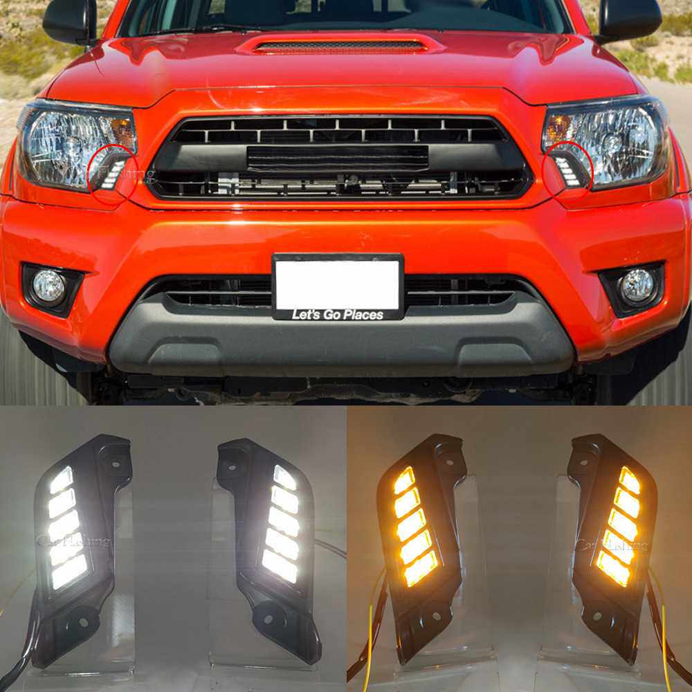 适用于丰田11-15款塔库玛日行灯泪眼灯 tacoma LED 