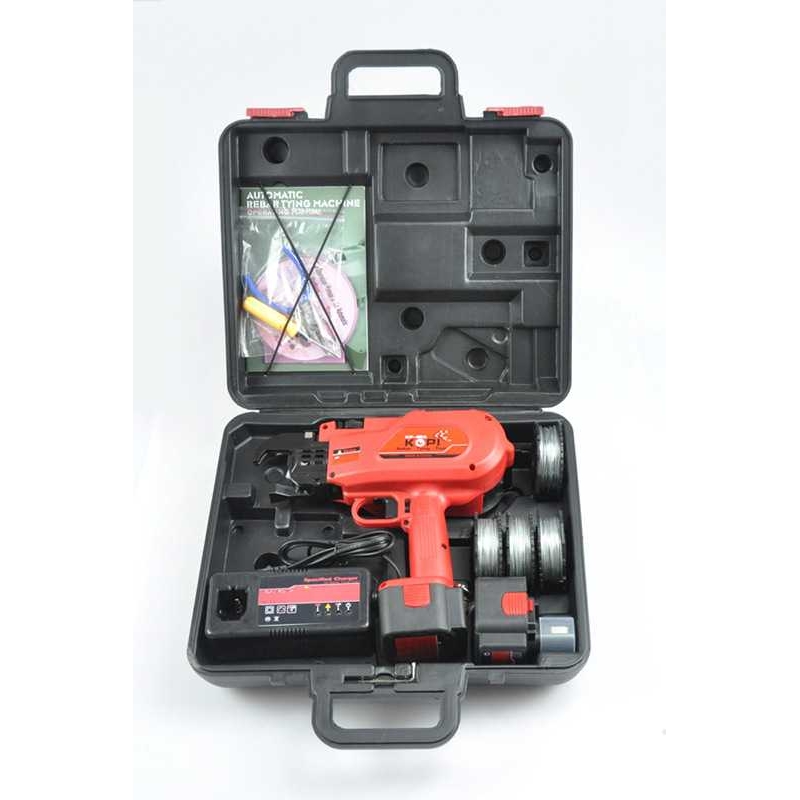 KP-400A充电式钢筋捆扎机 电池驱动钢丝扎带枪