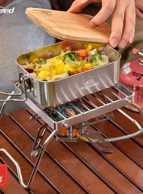 Hispeed旗速不锈钢户外炉架可折叠迷你锅架露营烤肉架便携炉头架