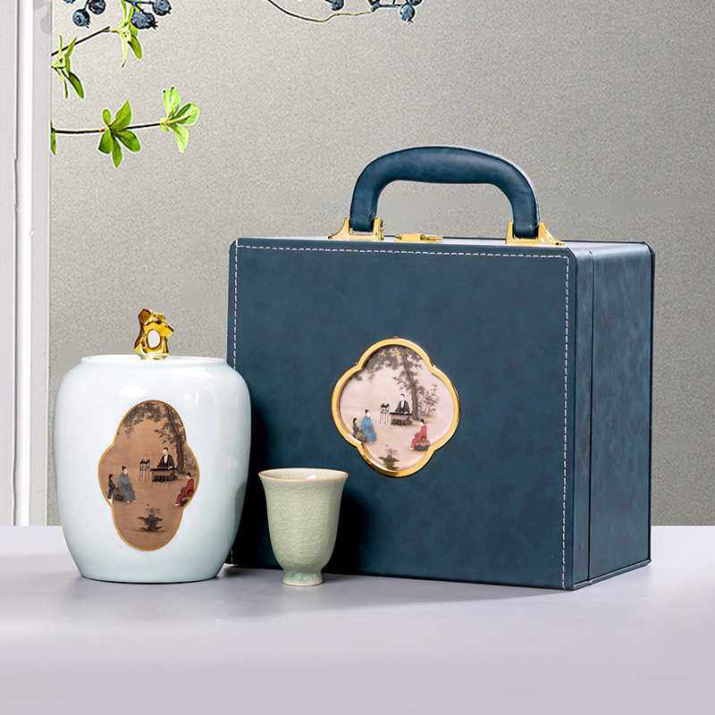 新款瓷罐安吉白茶包装盒半斤高档绿茶古树红茶茶罐礼盒空盒,玩具/童车/益智/积木/模型,垂直悬浮玩具,淘宝优惠券,粉丝福利购,淘宝优惠卷