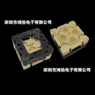 QFN48 烧录座/测试座/老化座 5×5长宽 0.35间距 IC焊接座厂家