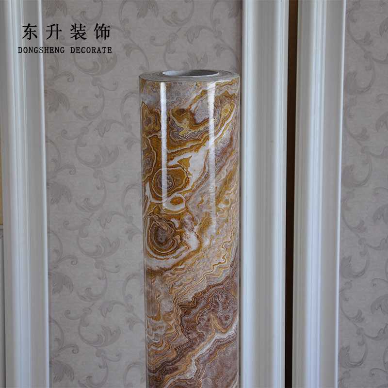 欧式大理石pvc自粘墙纸  背景墙家具贴纸客厅墙贴壁纸3d防水防火