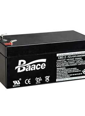 Baace恒力蓄电池CB20-12 12V20AH免维护 容量足 直流屏 UPS电源