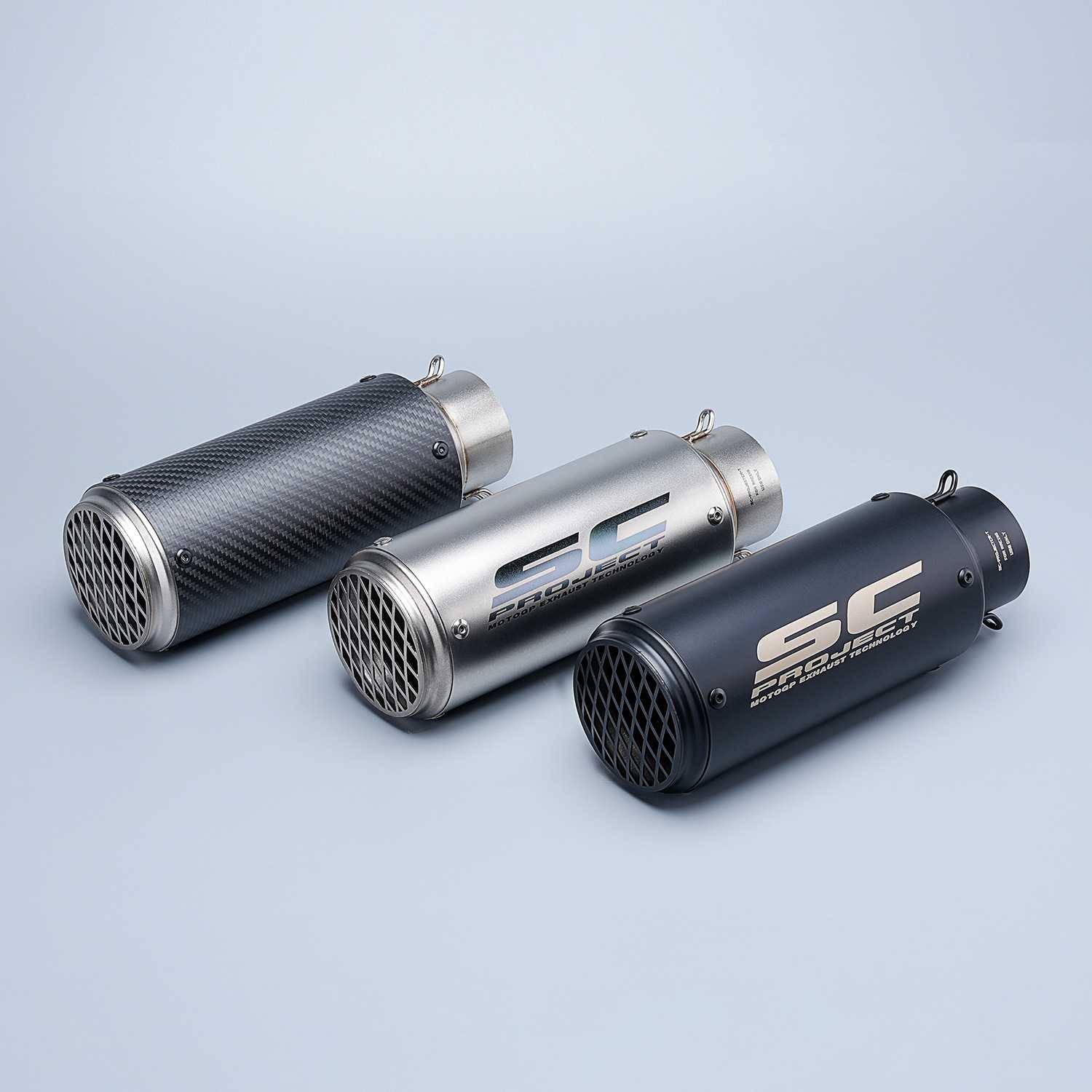 60MM通用排气 GSXR250改装排气管 SC炸街大排量尾段尾管