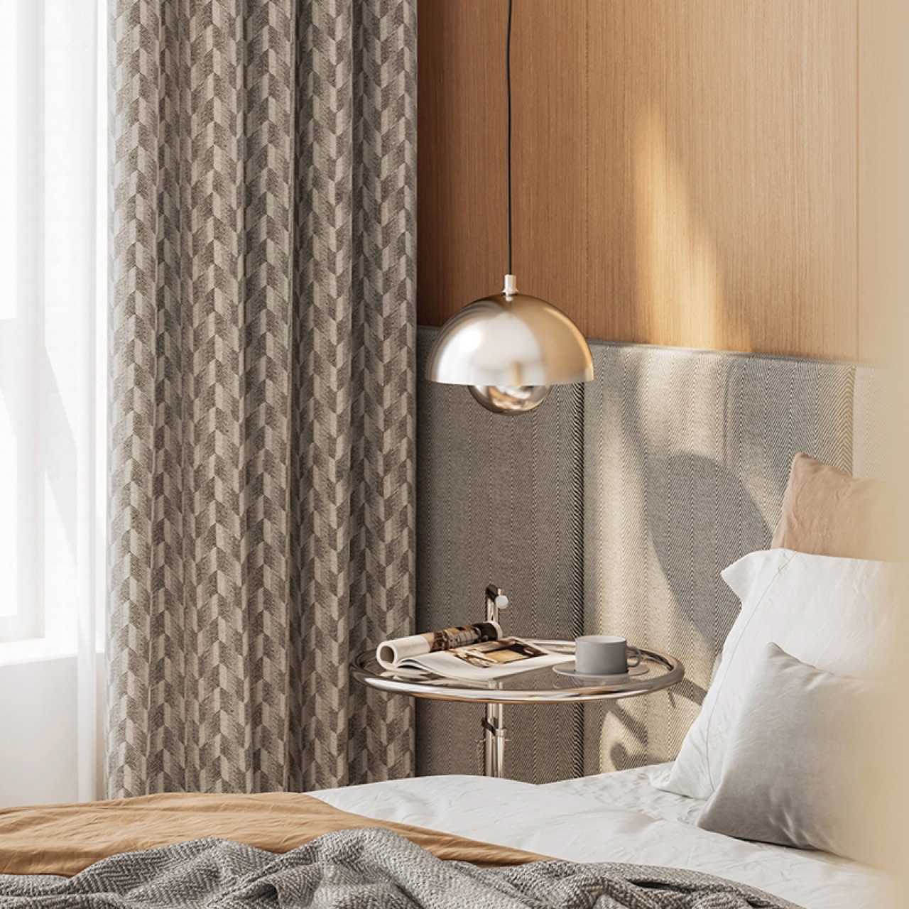 新款窗帘成品棉麻风简约肌理北欧文艺侘寂风窗帘布料 现货