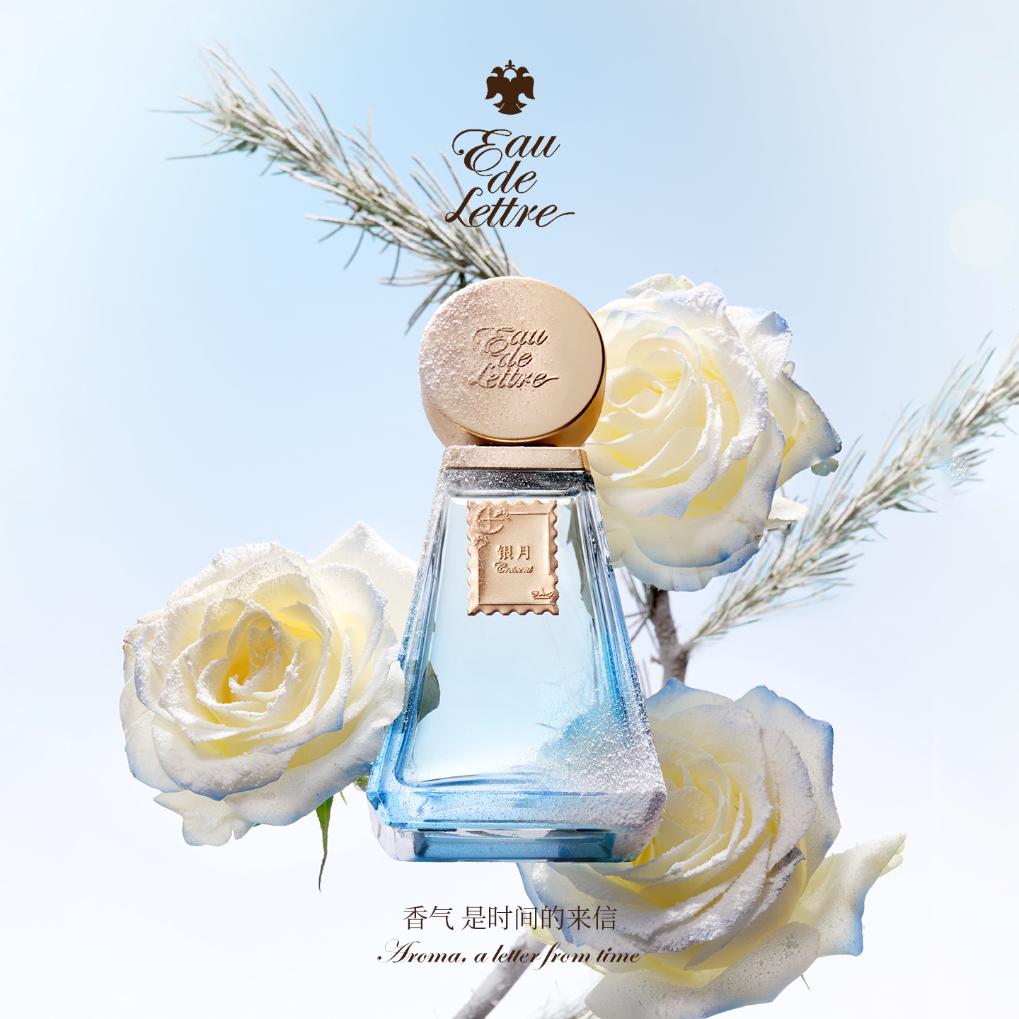 香物来信银月花香木质调持久留香