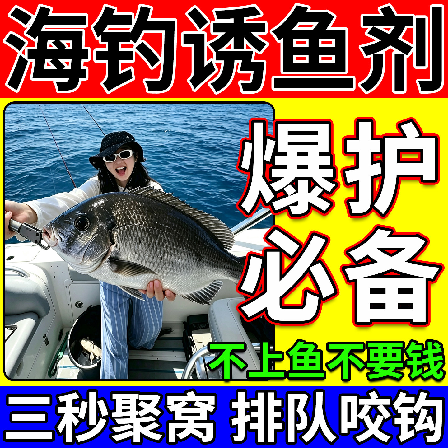 海钓面饵岸钓矶钓船钓诱鱼剂腥饵活饵/谷麦饵等饵料