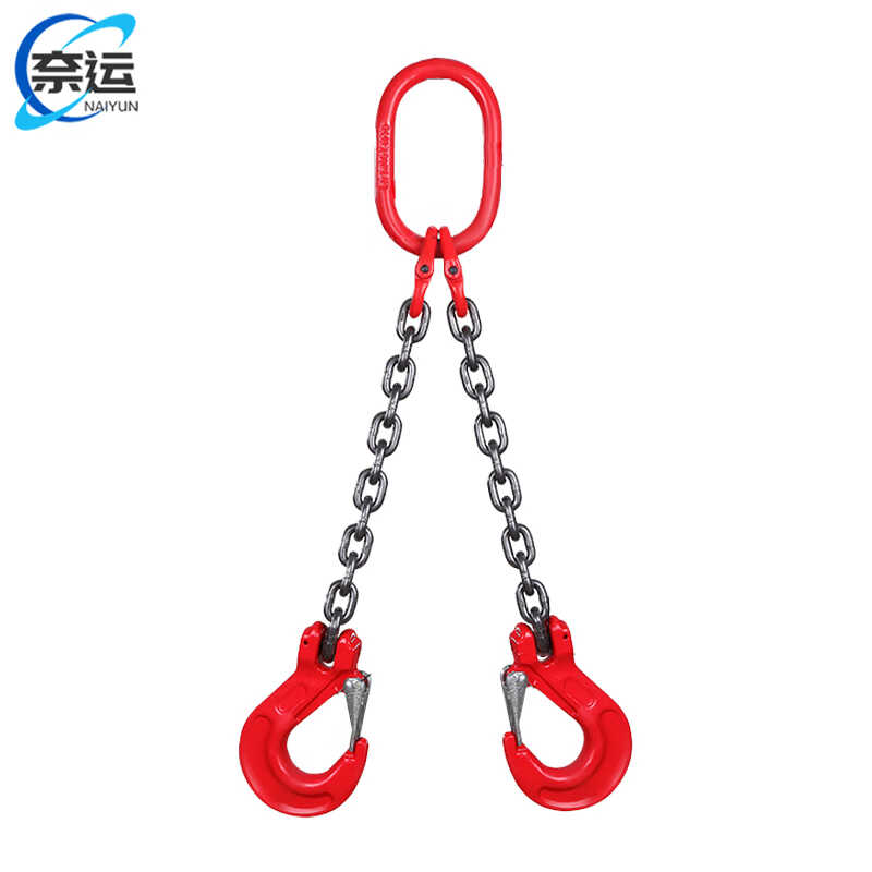 奈运炼条吊索具起重炼条成套锁具吊装吊钩吊环挂T钩子行车吊车锰