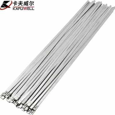 卡夫威尔OT2883自锁式304不锈钢金属扎带4.6*300mmX5包30支/包
