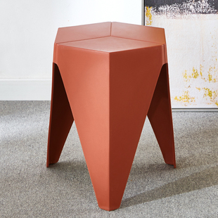 简约凳子塑料凳北欧创意方凳胶凳家用高凳防滑加厚可叠放等位凳子