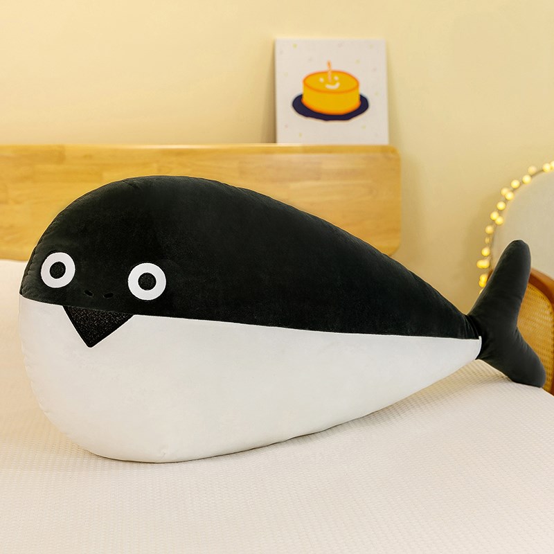 呆萌小鱼儿抱枕网红抱枕萨卡班甲鱼G长条布娃娃女生夹腿送男女孩