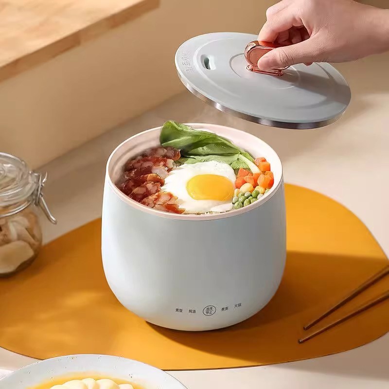 科帝索陶瓷电饭锅风簸家用t多功能小火锅3升不粘内胆智能蒸煮饭锅