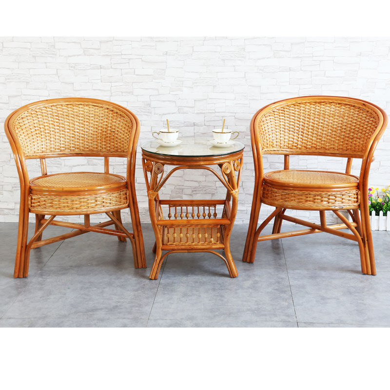 真藤椅三件套单把办公椅阳台桌椅简约现代腾椅子座椅客厅休闲凳子,住宅家具,桌椅套件,淘宝优惠券,粉丝福利购,淘宝优惠卷