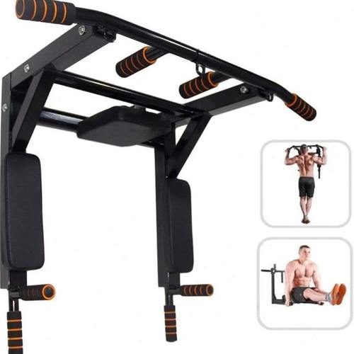 墙体单双杠室内墙上打孔多功能锻炼家庭健身器引体向上器家用吊杆