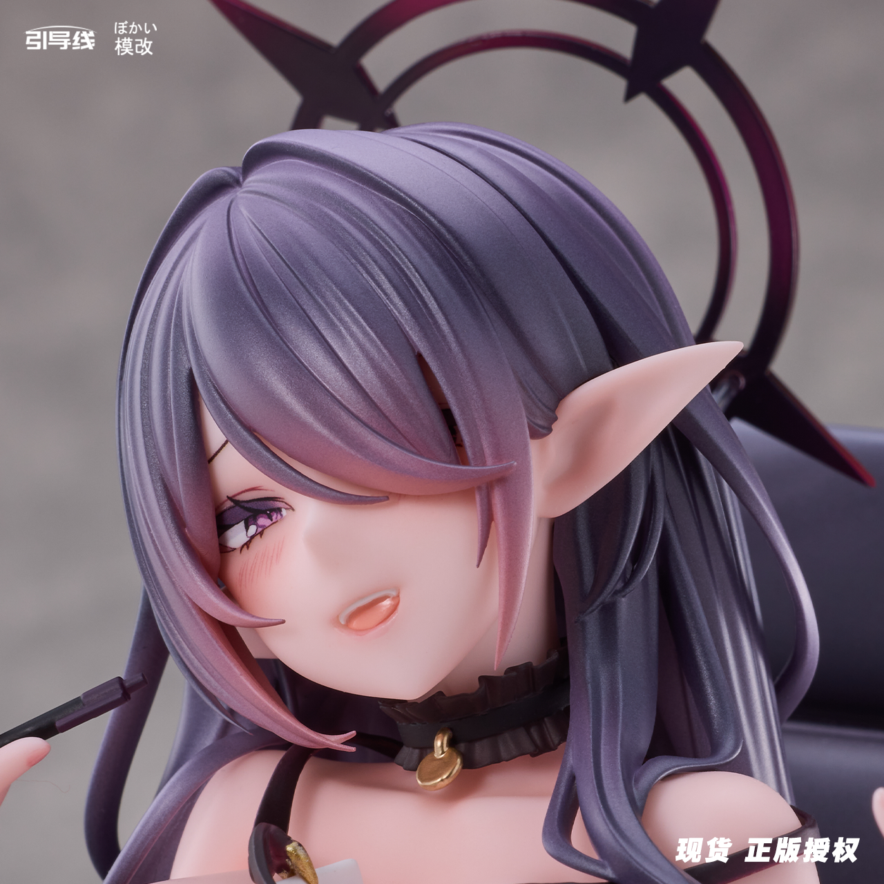 艾什莉卡OL美少女恋魔蔷薇联盟魅魔1/6黑丝魔鬼手办公椅摆件现货