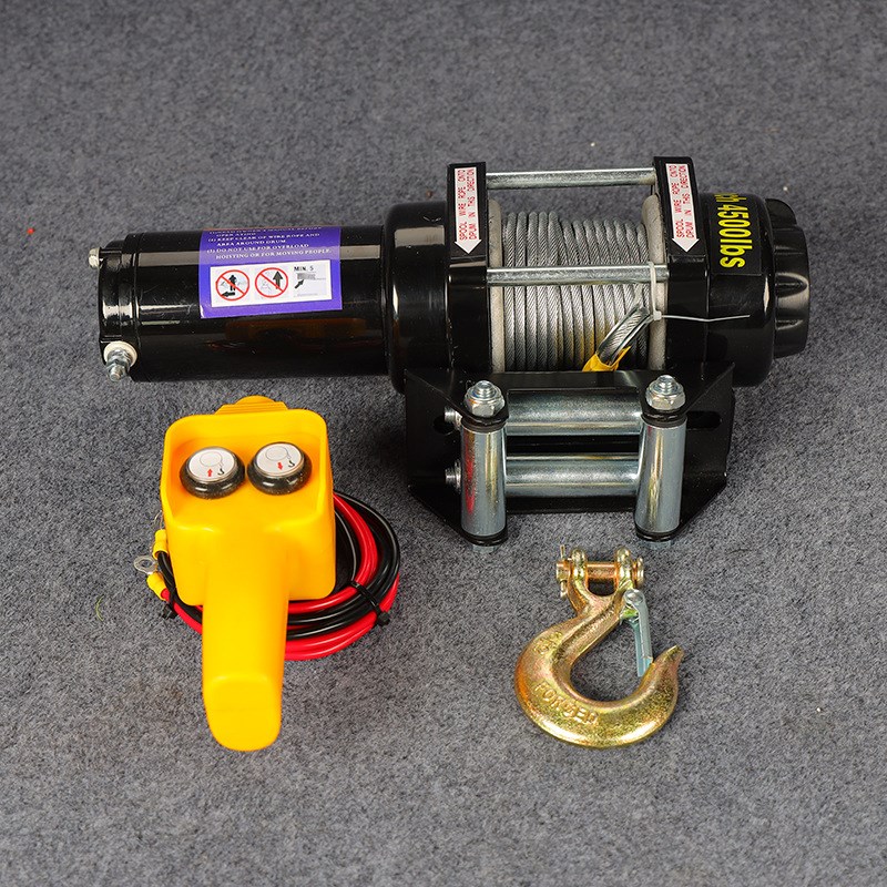 电动绞盘24v车用电子汽车12v绞盘越野车自救Q绞盘牵引机车载葫芦