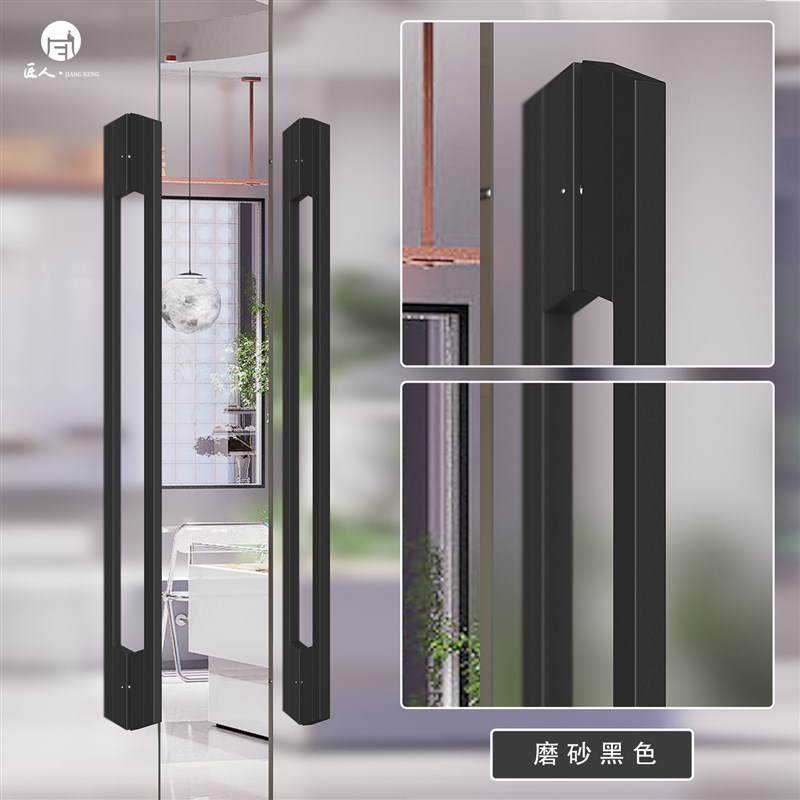 简约不锈钢酒店大门拉手q实木推拉门移门把手双开玻璃门实木长拉