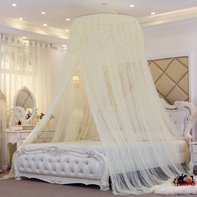 圆顶蚊帐a通用款1.8米双人1.5m床2m大床家用吸顶公主风单人床1.2