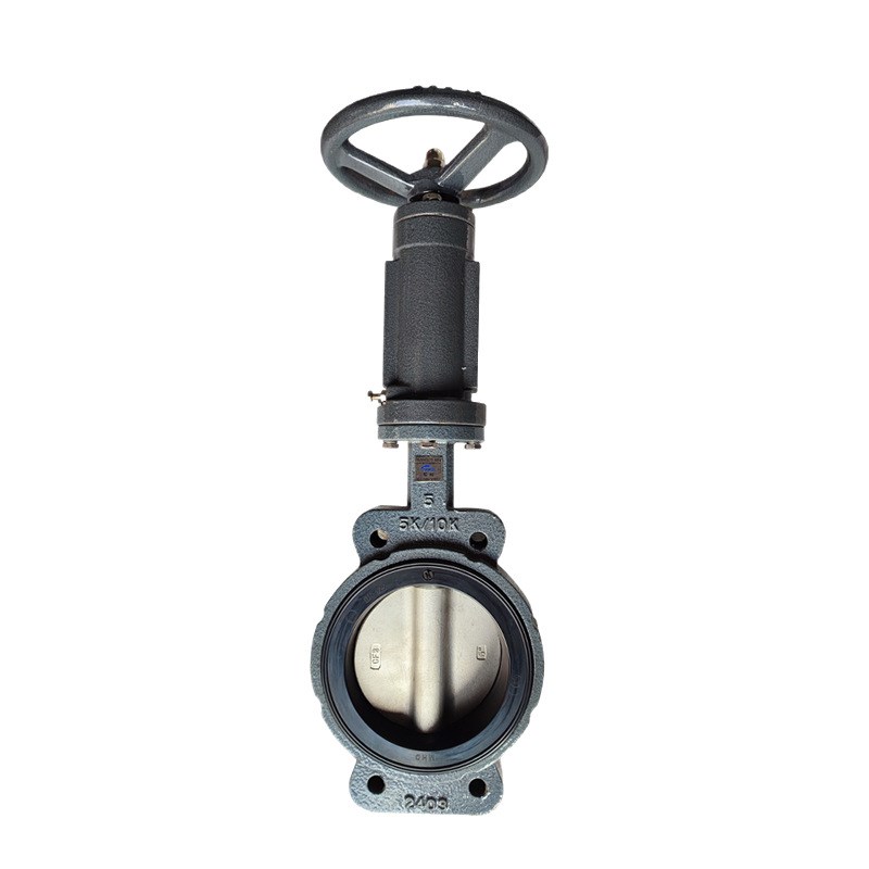 天津源头工厂船用直手轮半凸耳蝶阀DK71X-16Q对夹蝶阀