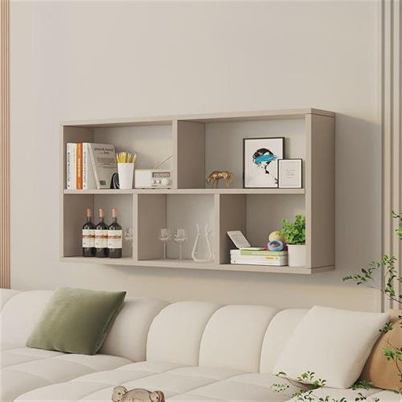 半墙酒柜实木酒架挂壁置物架悬空壁挂式餐厅饭店挂T墙上客厅墙体