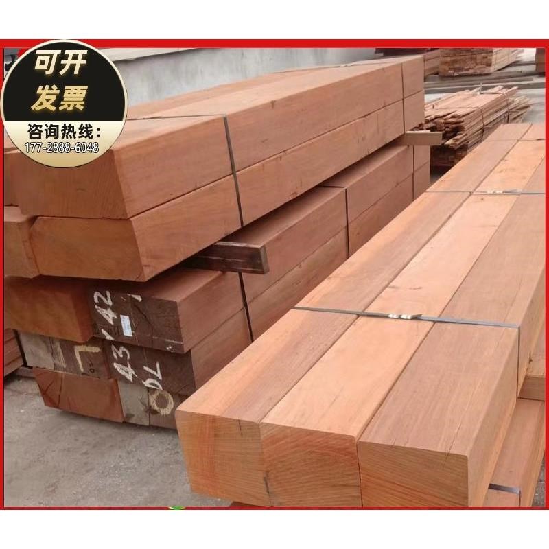 地板料枕木垫木菠萝n格木方柱子圆柱室外防腐木横梁立柱柳桉木板