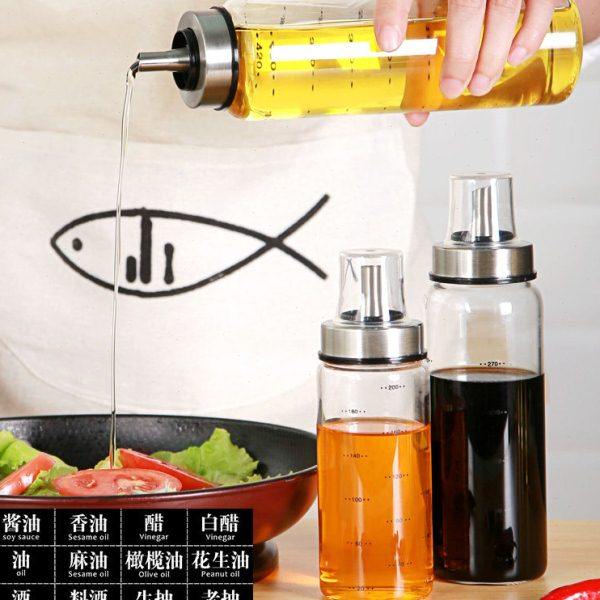 家用玻璃防漏倒油壶酱油醋壶大容量料酒瓶厨房用品装油瓶组合装,厨房/烹饪用具,油壶,淘宝优惠券,粉丝福利购,淘宝优惠卷