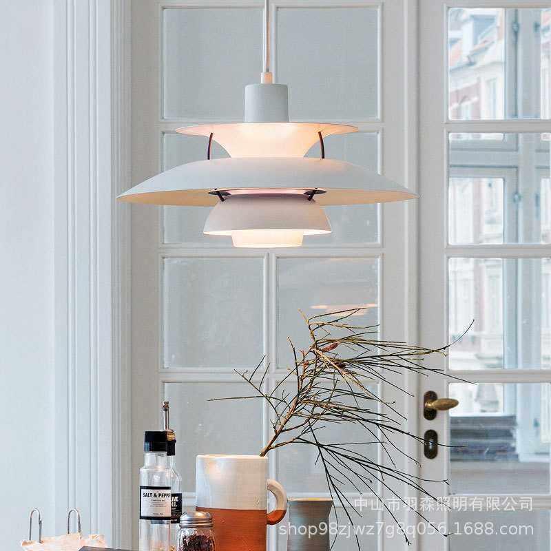 丹麦风格PH5吊灯后现代创意极简约卧室饭厅书房吧台餐厅展厅吊灯