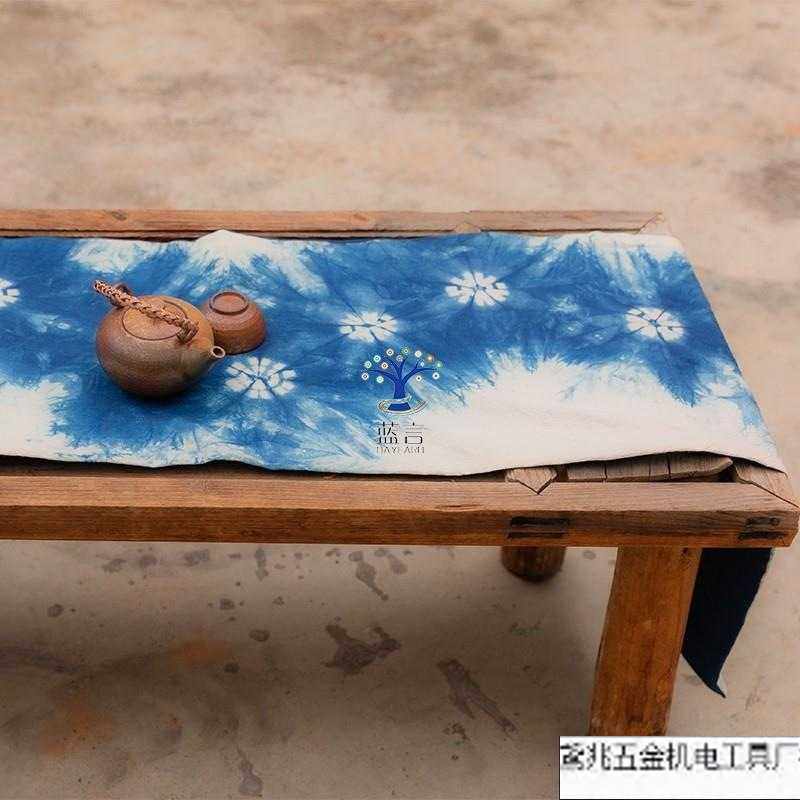 蓝言扎染茶席茶几餐桌双层桌旗床旗茶桌布民宿装饰布艺定 制直销,玩具/童车/益智/积木/模型,垂直悬浮玩具,淘宝优惠券,粉丝福利购,淘宝优惠卷