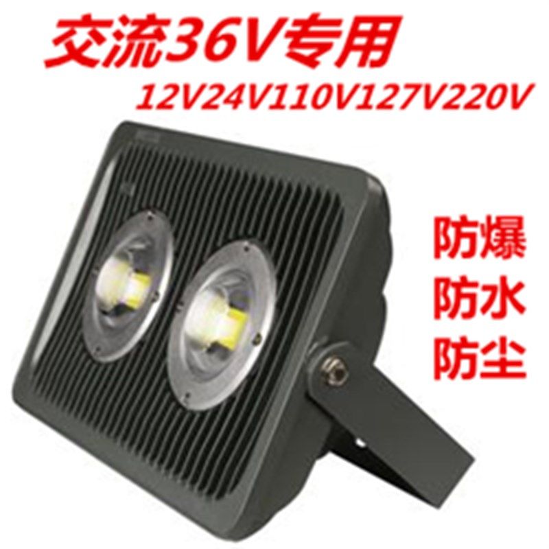 低压36VLED防爆灯127投光灯24v射灯110v泛光灯12v工程照明380伏灯