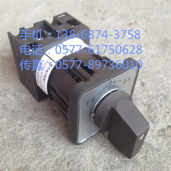 万能转换开关 凸轮开关 LW42A2-4735/OF313 自动复位 单孔安装