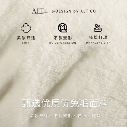 白色高端沙发抱枕套不含芯客厅轻奢高级感2024新款长方形床上靠枕