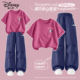 童装 夏季 小女孩夏装 短袖 衣服 迪士尼女童套装 洋气儿童薄款 2026新款