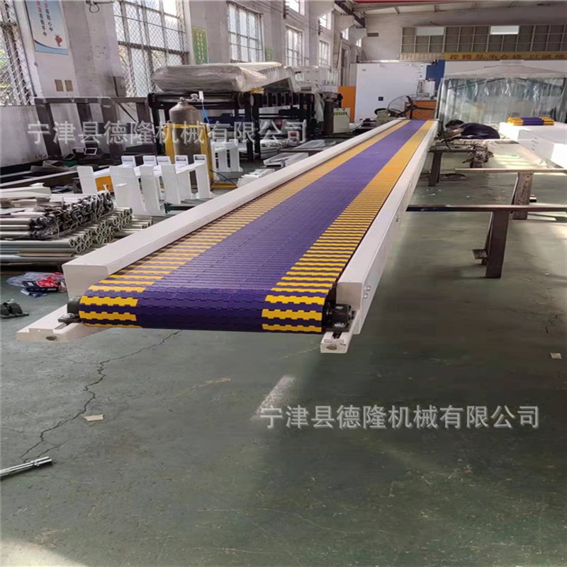 塑料链板输f送机加工平顶链板输送机重型不锈钢框架整体机