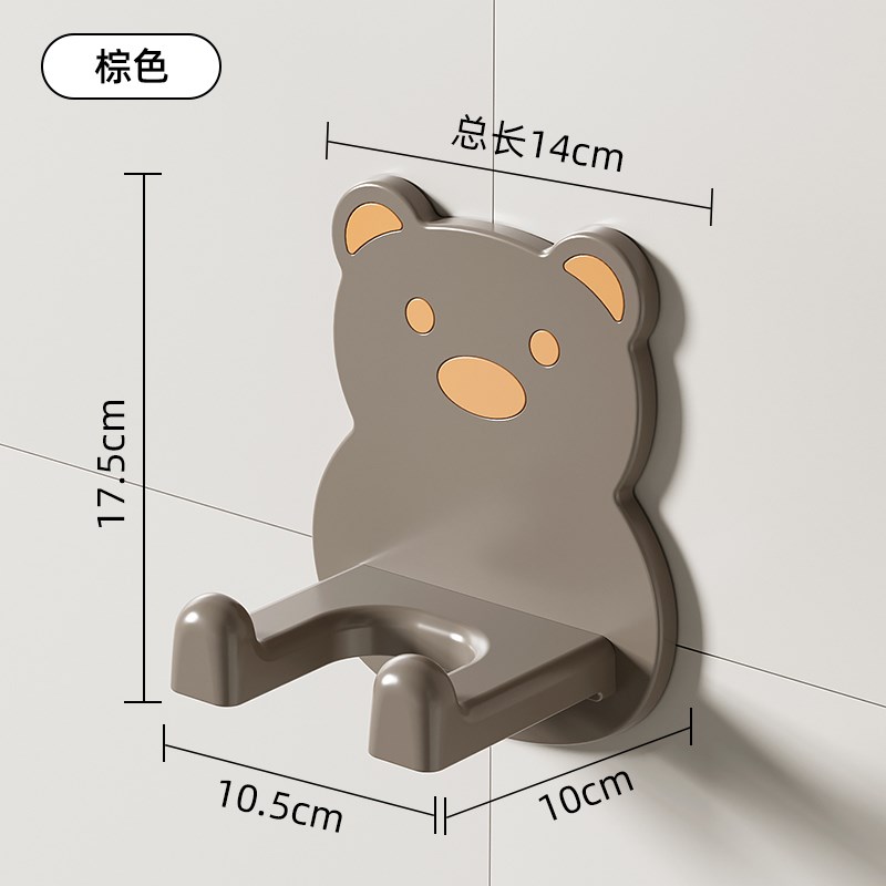 吹风机置物架免打孔卫生间壁挂式电吹风支架挂Q架浴室风筒收纳神