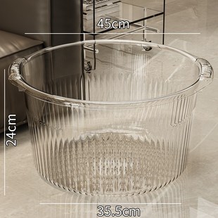 双人泡脚桶家用新款足浴养生泡脚盆儿童过小腿大号加宽加深泡脚桶