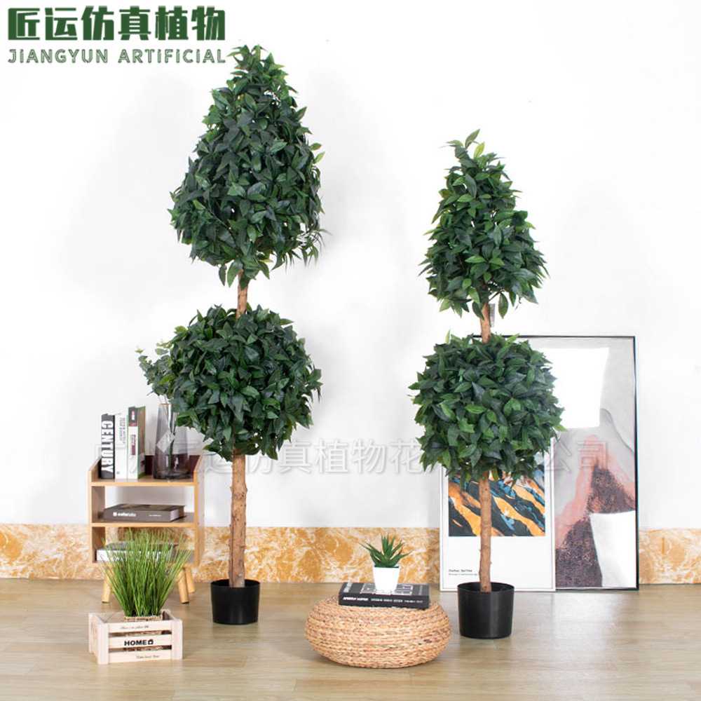 北欧绿植月桂树植物盆栽 仿真绿植物 新款绿植仿真月桂树盆栽厂家