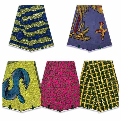 African wax Holland Vlisco wax cotton fabric非洲蜡染布棉布料