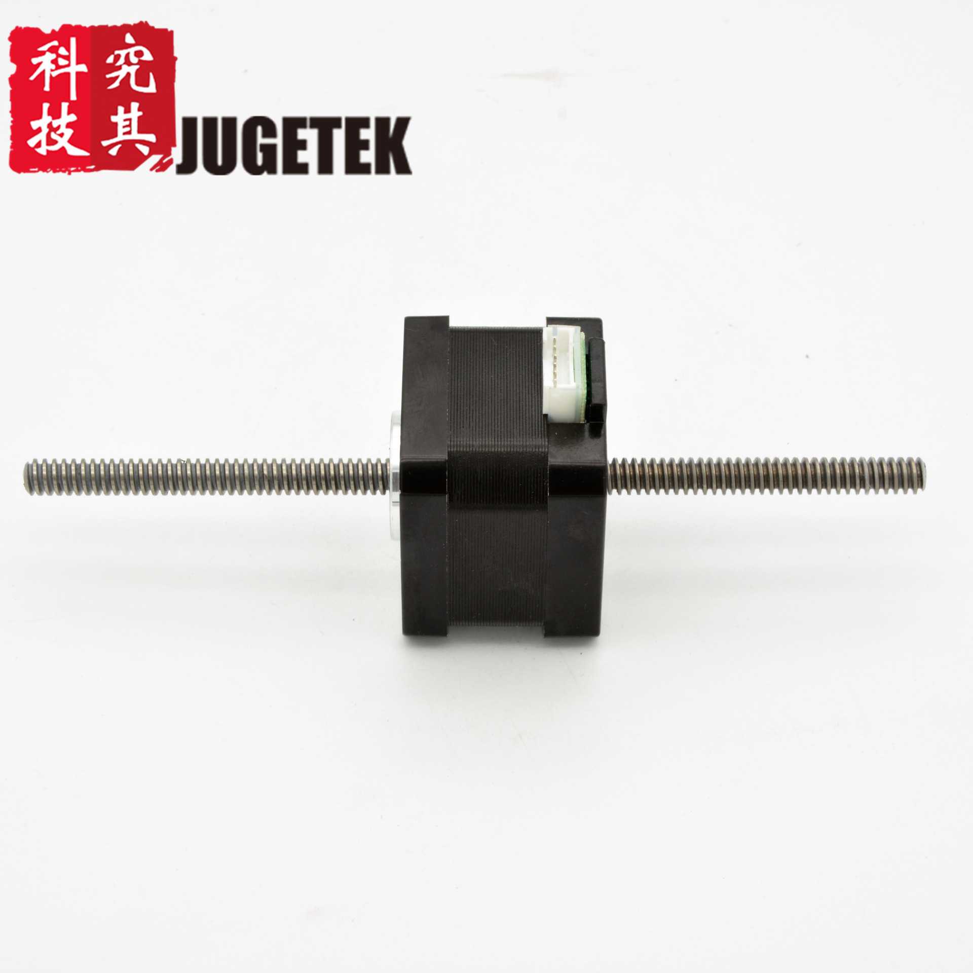 NEMA17电机马达42贯通轴步进电机丝杆150/300/400直径Tr6.35/8*4
