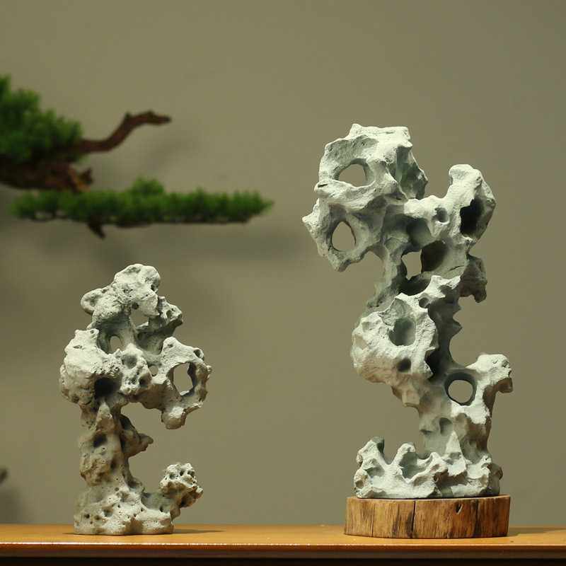 新中式仿真人造太湖石禅意摆件客厅书房庭院鱼缸造景民宿装饰工艺,农机/农具/农膜,其它农用工具,淘宝优惠券,粉丝福利购,淘宝优惠卷