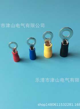 厂家  冷压接线端子端头 圆形 O型 环形预绝缘接头  RV5.5-6