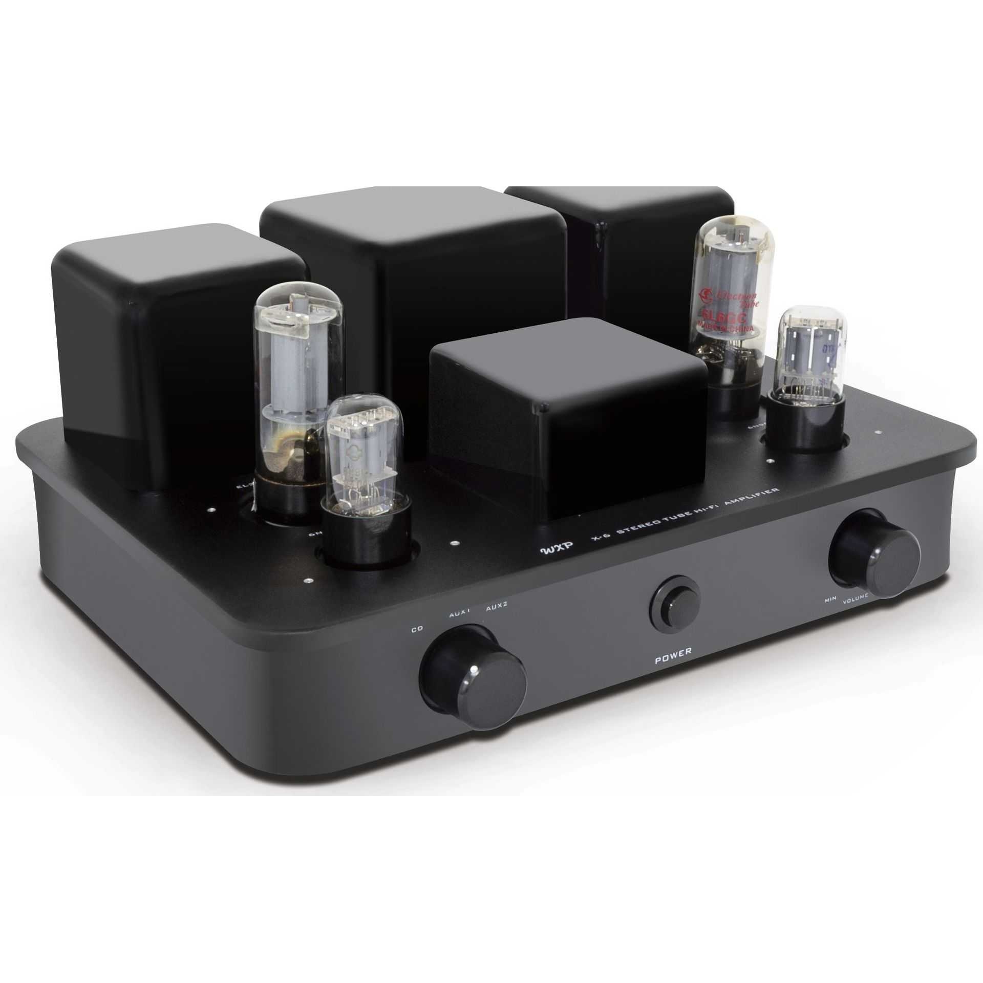 X-6 合并式纯电子管功放 全铝合金机箱大圆弧设计，