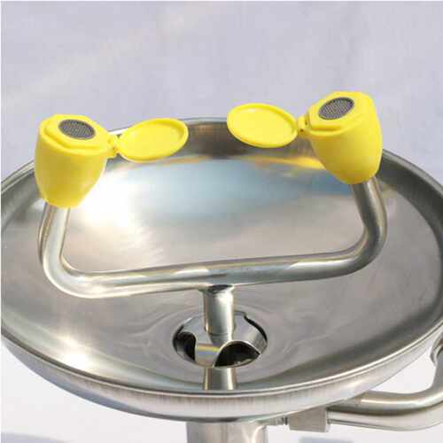 BRTT2S-2台式紧急洗眼器 SS304固定双口洗眼器 带底座双喷头
