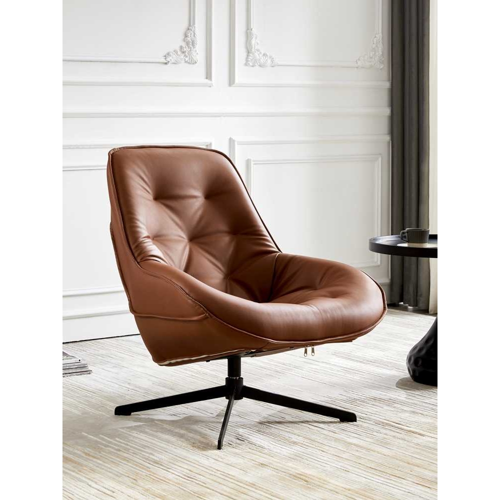 谋生北欧设计师单人旋转懒人沙发椅现代简约小户型客厅卧室阳台休