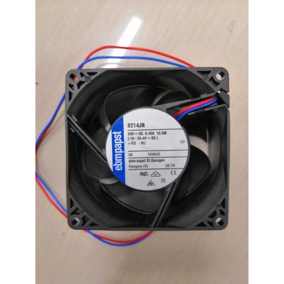 原装德国ebmpapst 8214JN 8038 24V 10.8W 变频器散热风扇