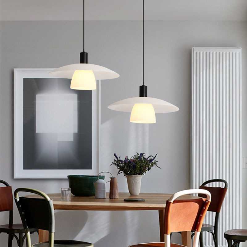 诧寂风小吊灯设计师日式单头吊灯丹麦现代简约玻璃ph5餐厅灯吊灯
