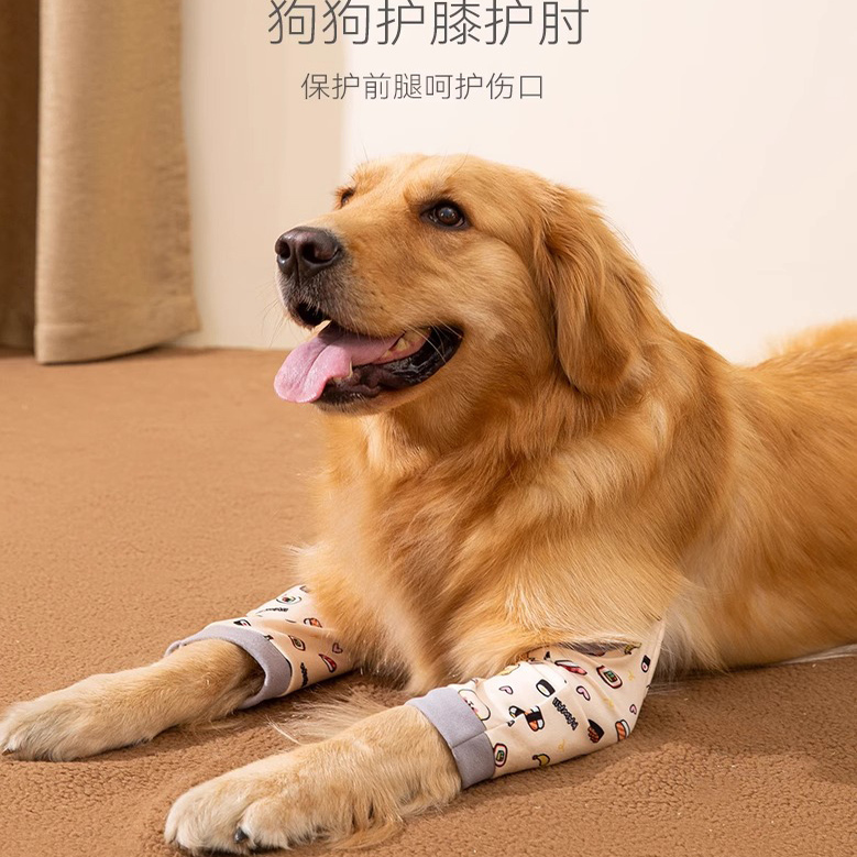 狗狗护肘衣服金毛拉布拉多宠物防脏神器护膝外出保护骨骼四季通用