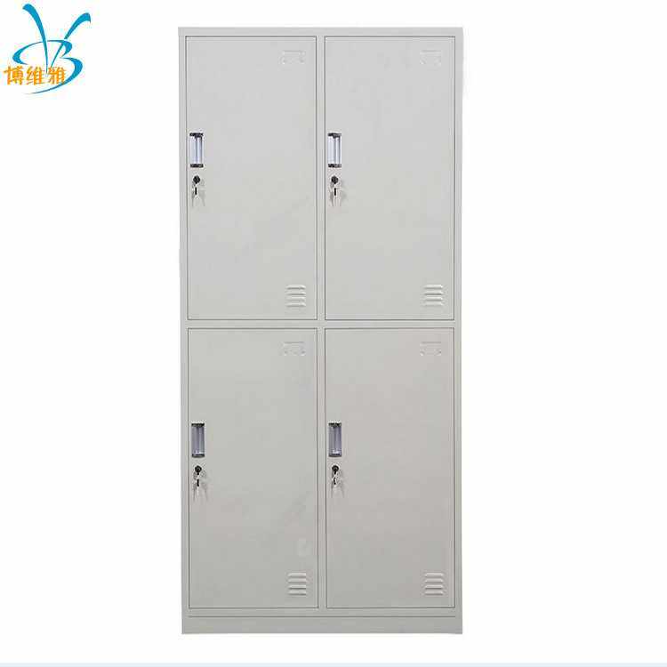 四门铁皮柜储物档案柜 资料柜组合 4门更衣柜厂家