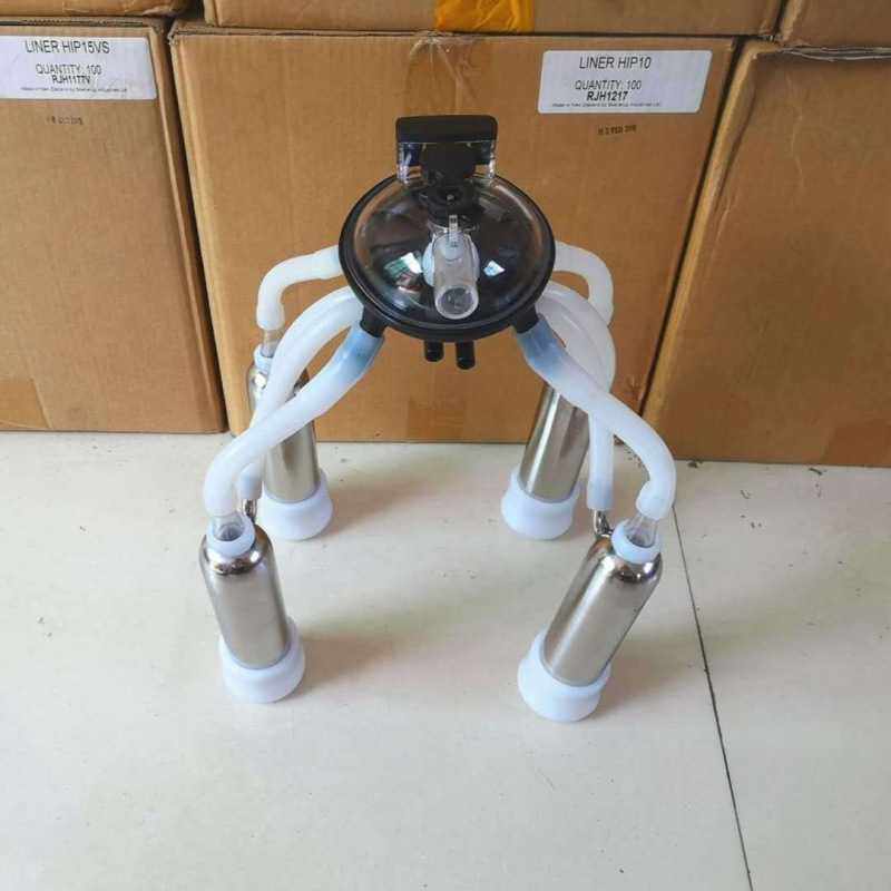 真空活塞挤奶机奶牛挤奶杯组,奶牛专用集乳器杯组,牛用全套挤